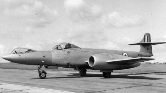 Gloster Meteor F8 'Prone Position' RAF WK935.jpg