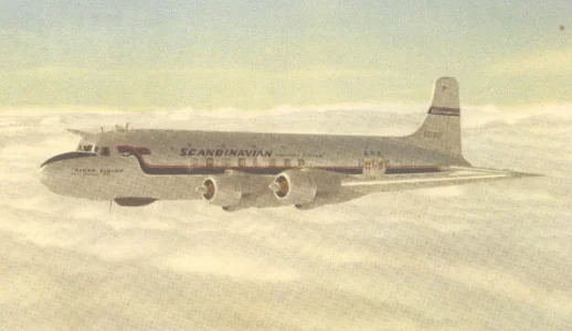 SAS DC-6 SE-BDF ca 1950.webp